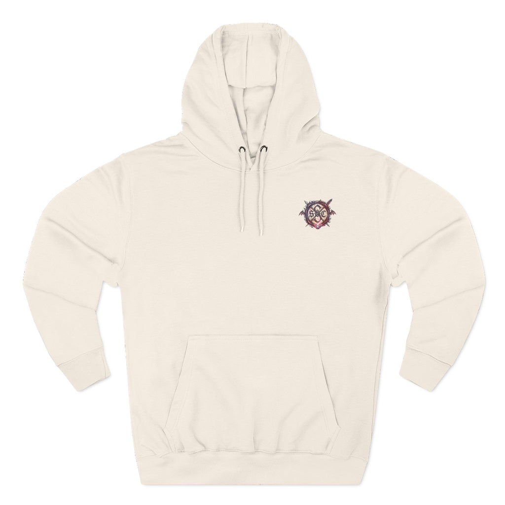 Empowerment Goth "I Am Precious" Fleece Hoodie - Premium Plush Blend & Adjustable Hood