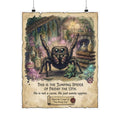 "Tiny Fuzzy Joy" Witchy Matte Paper Poster for Dark Humor Home Decor