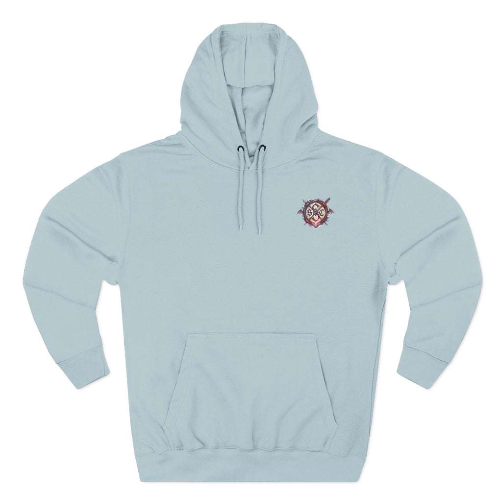 Empowerment Goth "I Am Precious" Fleece Hoodie - Premium Plush Blend & Adjustable Hood