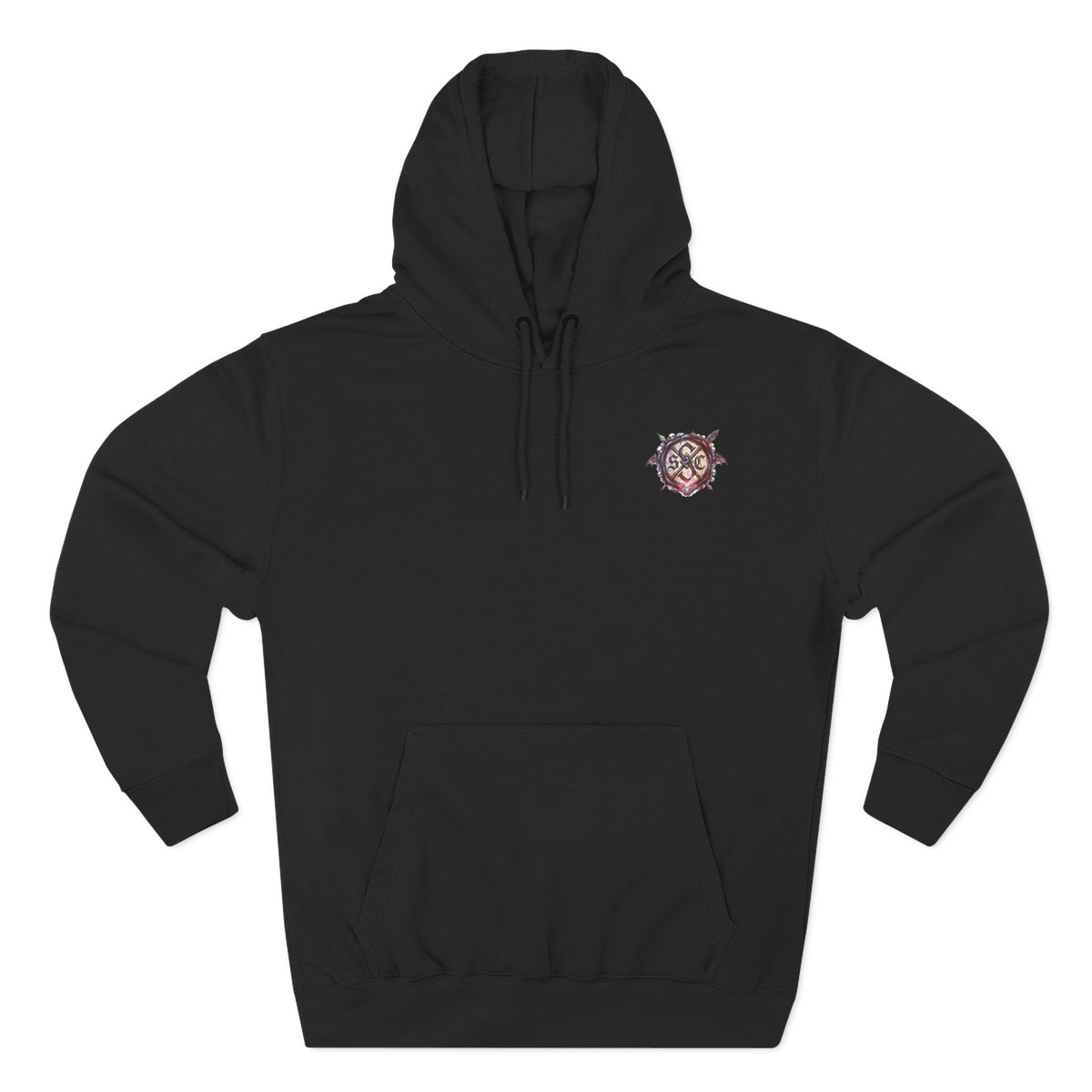 Empowerment Goth "I Am Precious" Fleece Hoodie - Premium Plush Blend & Adjustable Hood