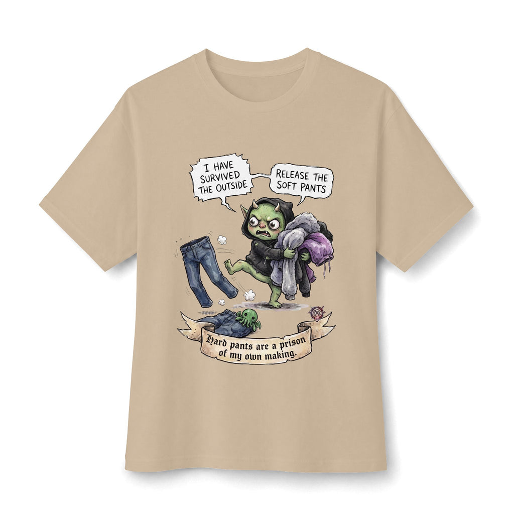 Cozy Introvert "Soft Pants" T-Shirt - Lightweight Cotton & Itch-Free Comfort