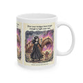 "Light Your Way" Mug - Witchy Decor & Gothic Burning Bridges Coffee Cup