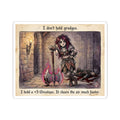 "I Don't Hold Grudges" FunnyGoth Sticker - RPG Humor Vinyl Decal & Barbarian Gift