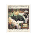 "Scottish Cat-Sith" Funny Folklore Sticker - Dark Humor Vinyl Decal & Cat Mom Gift
