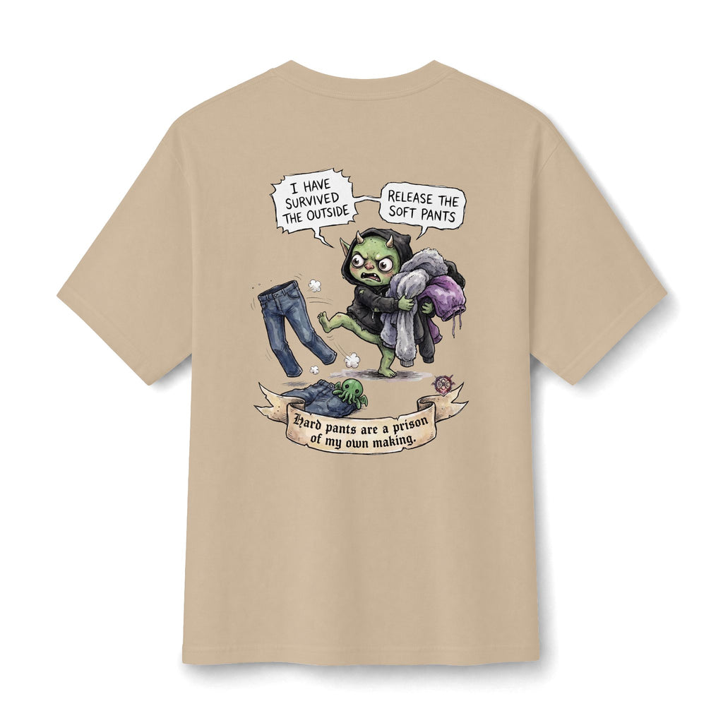 Cozy Introvert "Soft Pants" T-Shirt - Lightweight Cotton & Itch-Free Comfort