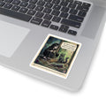 "Mighty Hunter" Funny Cat Sticker - Dark Humor Vinyl Decal & Pet Gift