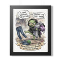 Cozy Introvert "Soft Pants" Framed Print - Museum-Quality Matte Paper & Protective Acrylic Cover