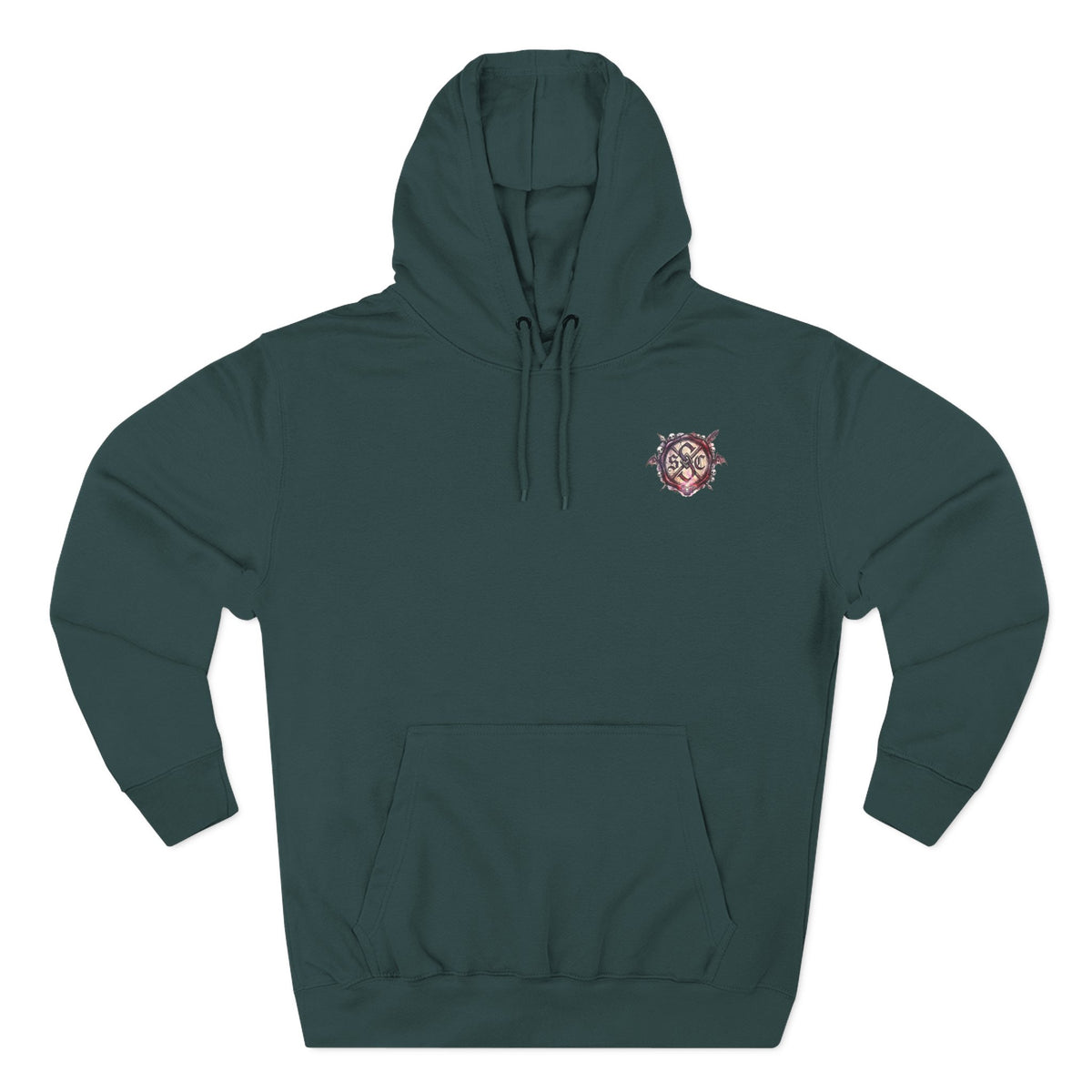 Empowerment Goth "I Am Precious" Fleece Hoodie - Premium Plush Blend & Adjustable Hood