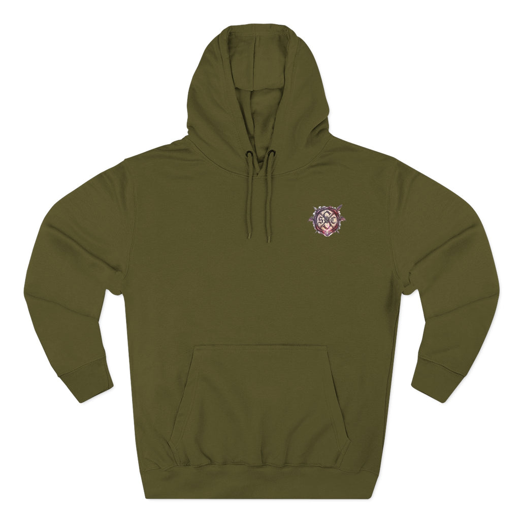 Empowerment Goth "I Am Precious" Fleece Hoodie - Premium Plush Blend & Adjustable Hood