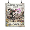 "I Am Precious" Funny Witch Matte Poster - Empowerment Wall Art & Goth Decor