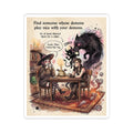 "Demons Play Nice" Funny Relationship Sticker - Gothic Love Vinyl Decal & Valentine's Gift