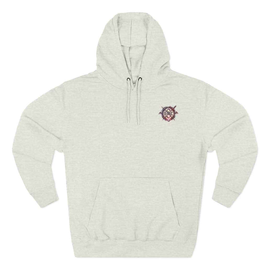 Empowerment Goth "I Am Precious" Fleece Hoodie - Premium Plush Blend & Adjustable Hood